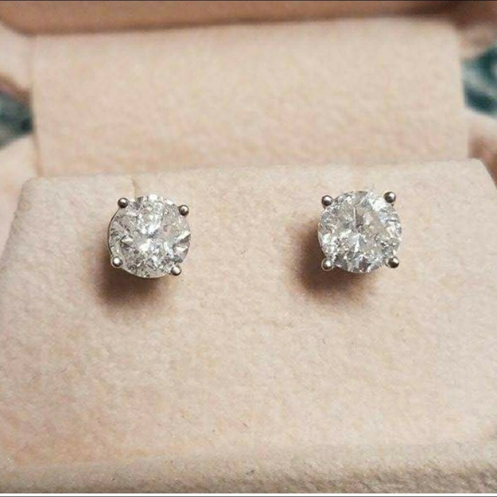 2.11 Carat Diamond Earrings